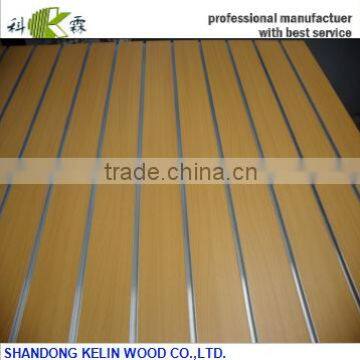18mm aluminum slatwall mdf board