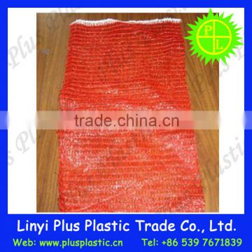 PP leno mesh bag for vegetables package, circular net bags