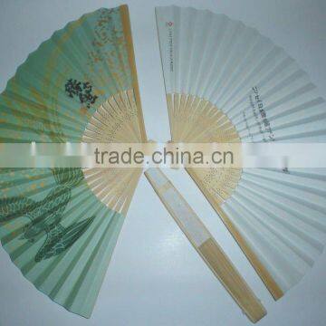 Customized nice paper fan for advertising for promotional