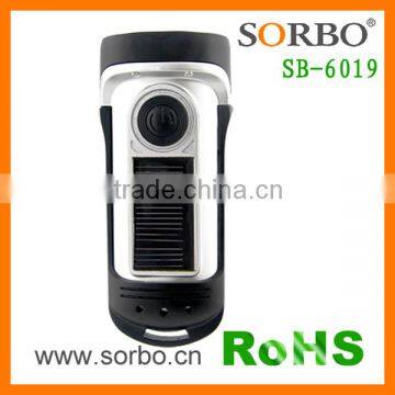 Solar Outdoor LED Spot Light Waterproof LED Lighting Charged with Solar Panel, Dynamo Generator