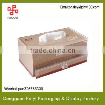 Guangdong Factory direct sale acrylic printed tissue box