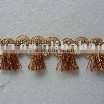 Fabric curtain Braided Decorative Lace Trimming for decor