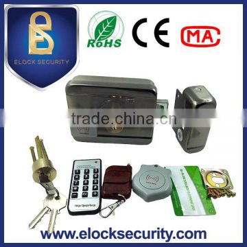 All in one smart electric door lock with remote control and card reader