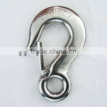 Stainless Steel Eye Slip Hook with Latch