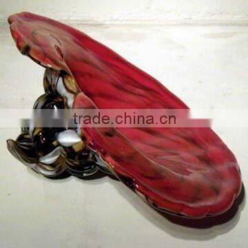 Glass Art Decoration XO-2010025A and Blown Glass Table Decoration In Restaurant