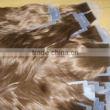 100% pure human hair 8 to 30 inch tape hair extensions skin weft