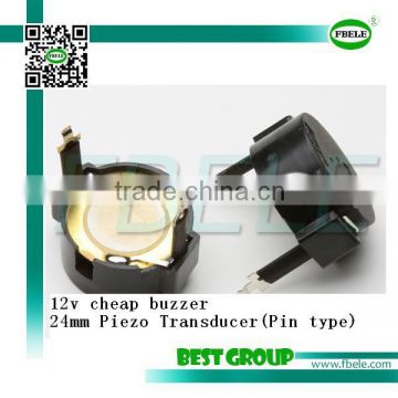 cheaper 12v 80DB 24mm cheap buzzer FBPT2421G