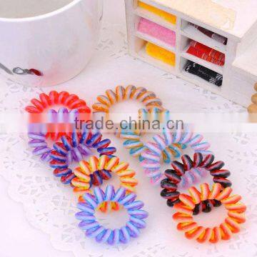 2014 Fashion Multicolor Elastic Telephone Wire Headbands For Girl/Women