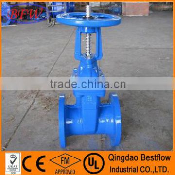 ansi ductile iron cast iron soft-sealing gate valve pn10 pn16 pn25