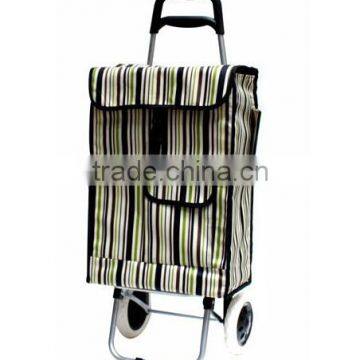 Portable folding shopping cart with bag,Climb stairs folding supermarket shopping cart, Square bag shopping cart