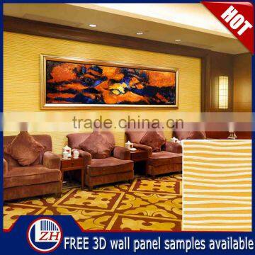 Zhihua hot sale 3D wall panels,cheapest colored wall paneling