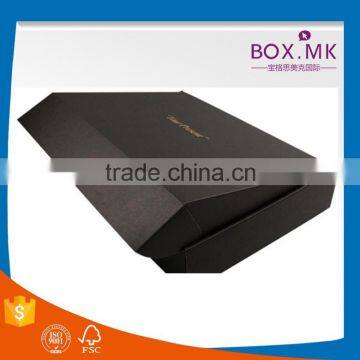 Free Sample Top Sale Chinese Kraft Packaging Box Black Paper Box