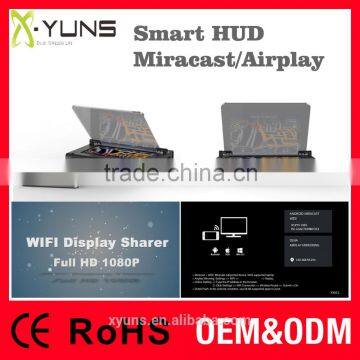 <X-YUNS>H1 Latest Universal Head up display With Wifi display dongle