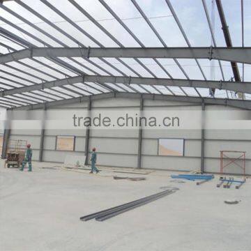 Tapered design clean span warehouse prefabrication