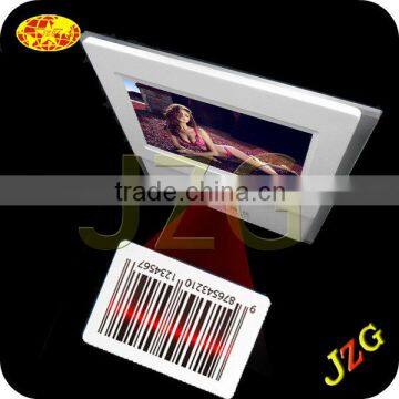 Factory supermarket Supply USB Laser barcode scanner with video ads