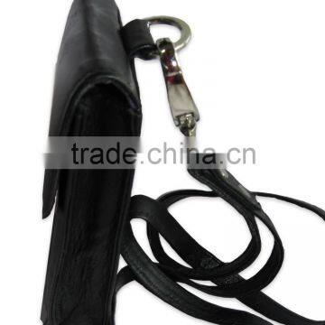 Leather Smartphone Pouch With Neck Strap for Easy Carrying During Trips