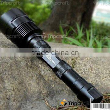 Aluminum Alloy rechargeable led flashlight torch