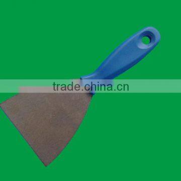 Scraper with plastic handle polished