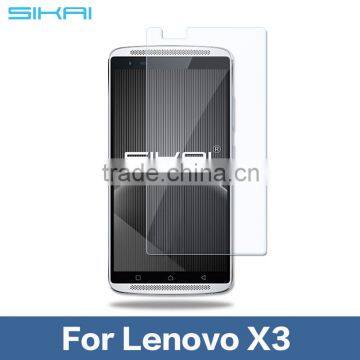 Promotion Arc Edge Anti Fingerprint 9H 0.2MM Tempered Glass Screen Protective Film For Lenovo X3 Glass Film
