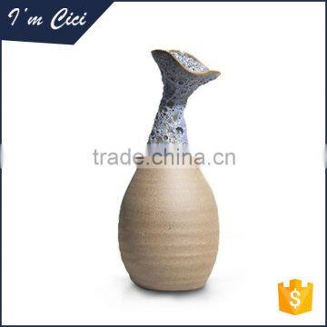 Creative shape home decorative ceramic flower vase CC-D081