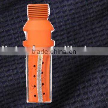 CNC Segmented Diamond finger bits for granite with Upright slots