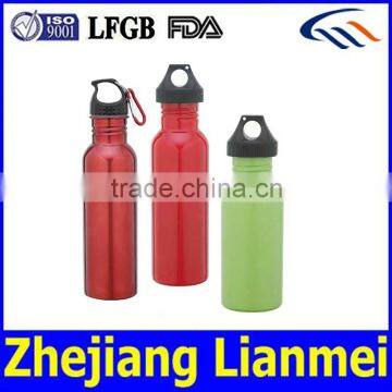 single wall stainless steel biking bottle atv bottle hiking bottle water bottle