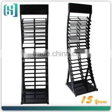 metal floor quartz stone display shelves for wood floors with 40 shelves