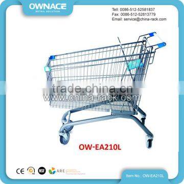 210L European Style Folding Shopping Cart Shopping Trolley