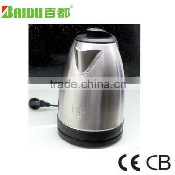 Hot Sale Electrical Appliance High Ploished Stainless Steel Kettle Electric Hot Water Pot Zhongshan Baidu Manufacture photo-4