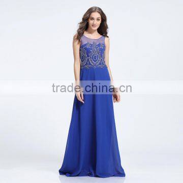 New design fashion floor length sleeveless sexy formal evening dress