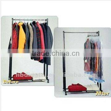 High quality PE hanging vacuum compression bag