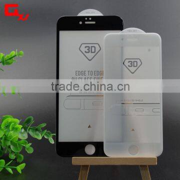 For Iphone 6s Plus Tempered Glass 3D Full Cover Curved Glass 9H Hardness Explosionproof Anti-Shock Screen Protector
