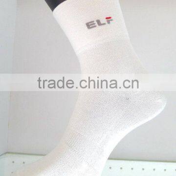 Wide top cotton men socks