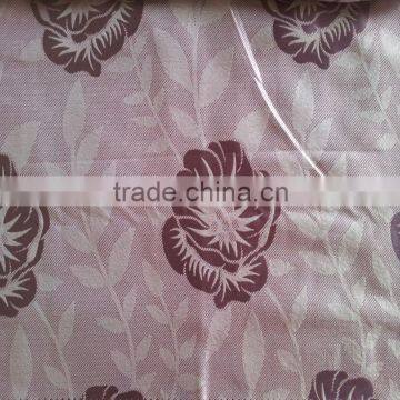 Elegant Leaf&Flower Design Fleece Base for living room curtains or bedroom curtains