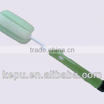 bottle cleaning brush with plastic handle