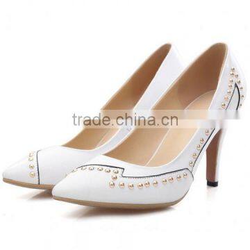 2015 Latest Design Footwear High Heel Shoes Lady Leather Shoes CP6681