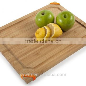 Bamboo silicone Corner Grip Cutting Board