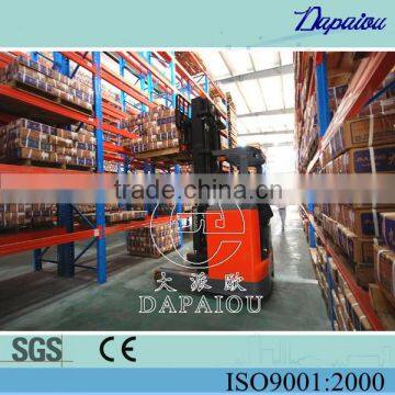 Heavy duty warehouse pallet racking system