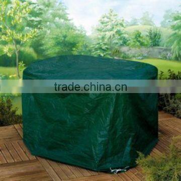 Patio Furniture Cover. Garden Small Round Table Weather Protection Polyethylene Cover