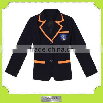 100% cotton top design customize high school uniforms