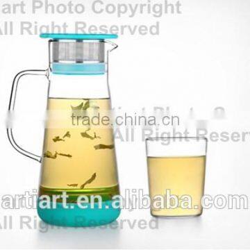 2015 new product original design fancy glass teapot