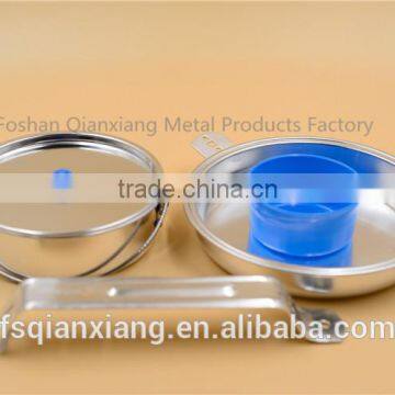 Factory direct sale silver metal pinic set quality dinnerware sets for sale