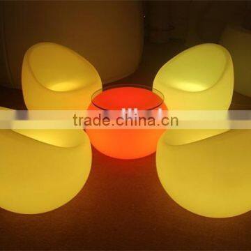 Waterproof Furniture Led Light up Outdoor Furniture Plastic Led Ball Chair/Home Furniture Sofa photo-3