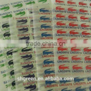 Special reflective brand logo heat transfer sticker