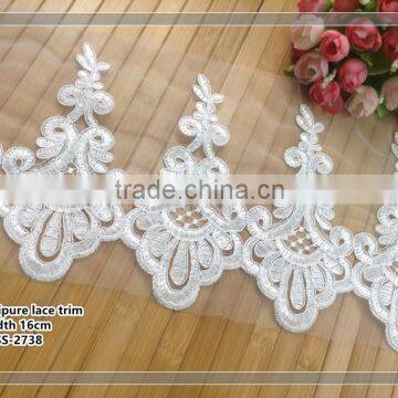Lady Dress 100% Polyester Wholesale Bulk Lace Trim