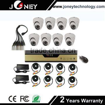 700TVL Plastic Dome 8ch dvr analog kits