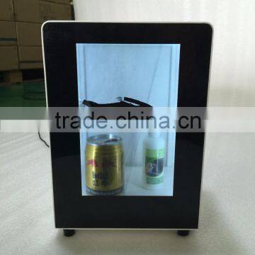 10inch transparent lcd display box for Jewelry show, WIFI touchcreen option