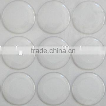 1" Clear Epoxy Adhesive Circles Bottle Cap Stickers