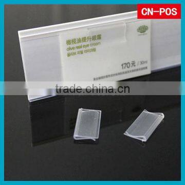plastic label holders for shelves display
