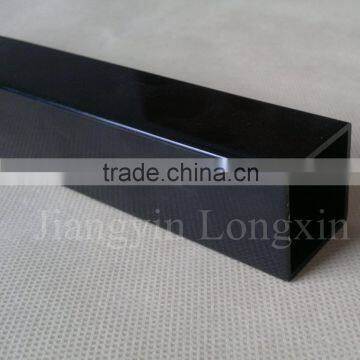 High Quality black anodizng aluminium square tubes